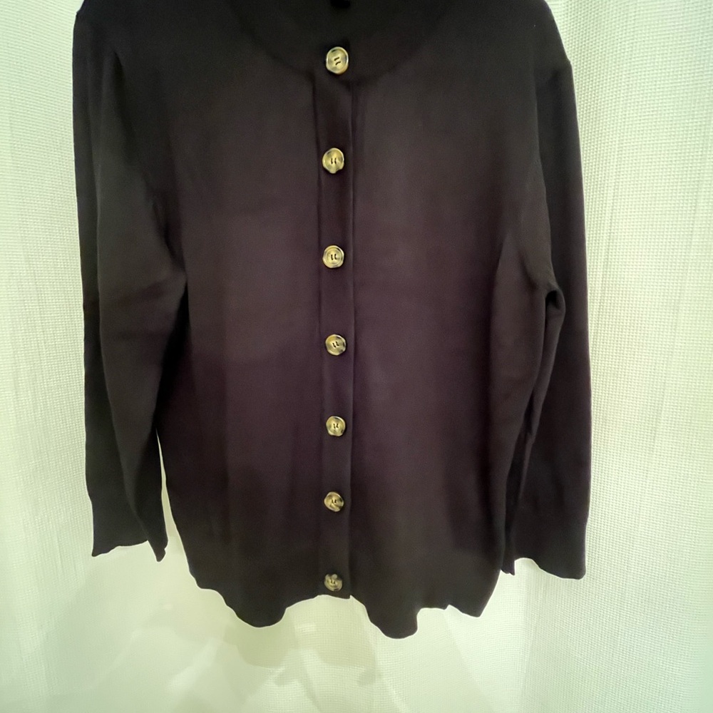 Cable & Gauge Black Cardigan